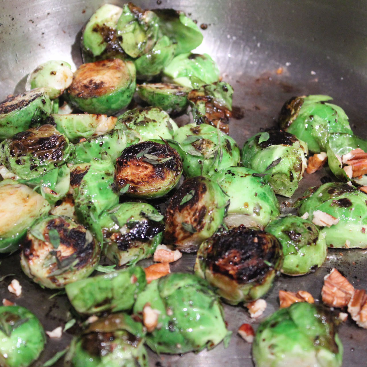 Brussels Sprouts with Dijon Mustard and Pecans Recipe