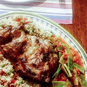 Lamb shoulder with tomatoes cropped